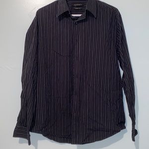 Black long sleeve dress shirt